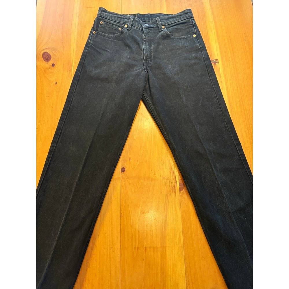 Vintage Levi's 550 Black Jeans Men's 34x32 Relaxed Fit Made in Canada Grunge